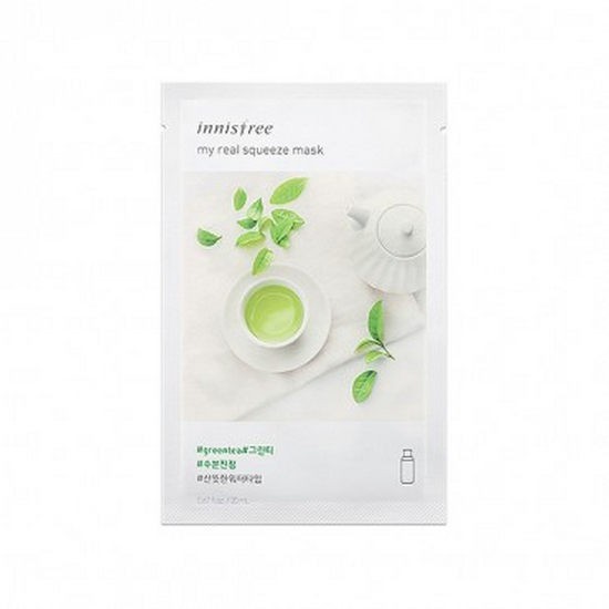 Review Mặt Nạ Giấy Innisfree It's Real Squeeze Mask Green Tea